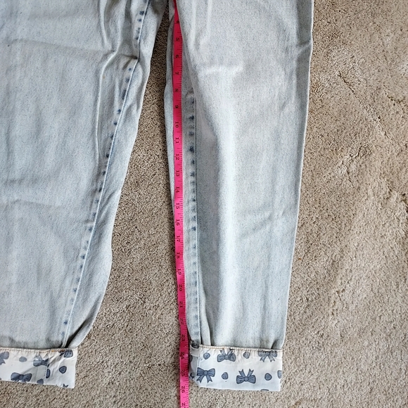 Vintage 80s Jordache Bow Detail Overall Jumpsuit with Western Belt - Picture 13 of 16
